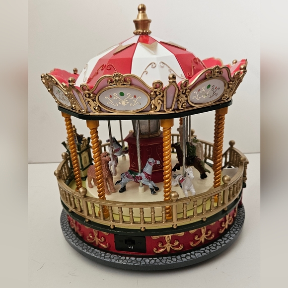 Musical Moving Christmas Carousel - Picture 3 of 9